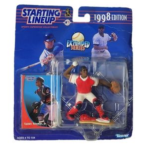1998 Sandy Alomar, Jr. Starting Lineup Baseball Figure, Card